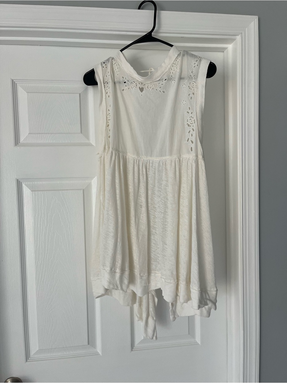 Free People Beach Sleeveless Eyelet Swim Coverup Tunic